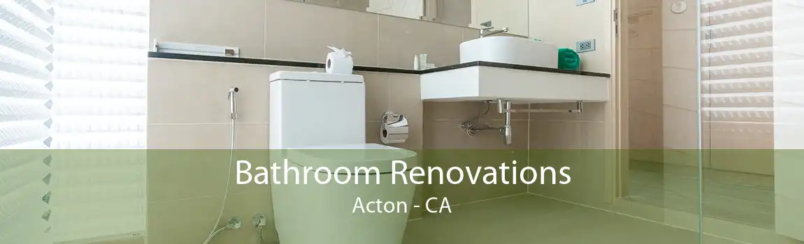 Bathroom Renovations Acton - CA