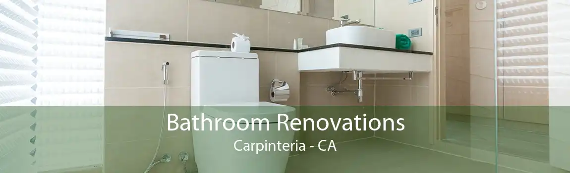 Bathroom Renovations Carpinteria - CA