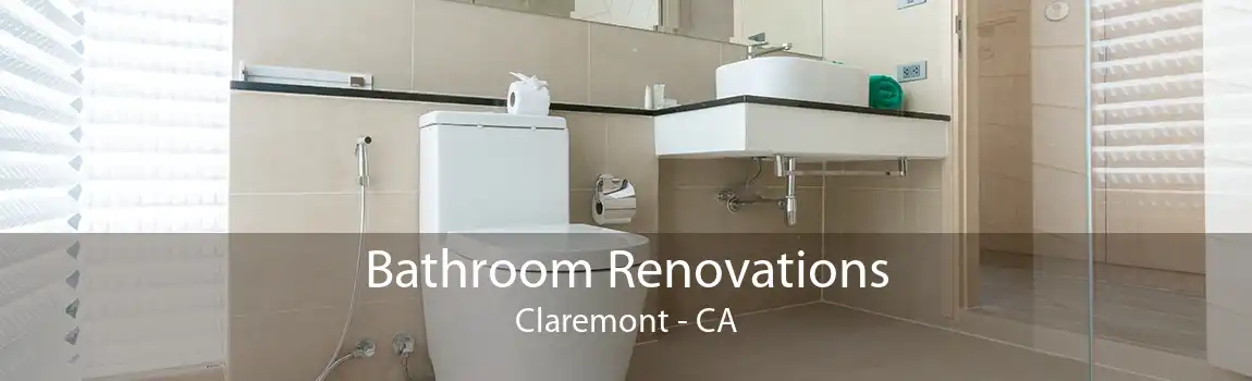 Bathroom Renovations Claremont - CA