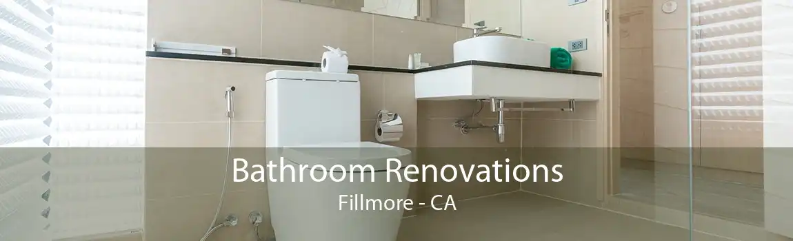 Bathroom Renovations Fillmore - CA