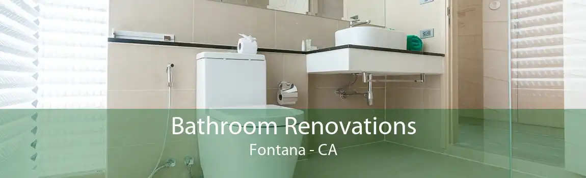 Bathroom Renovations Fontana - CA