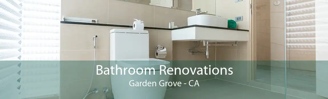 Bathroom Renovations Garden Grove - CA