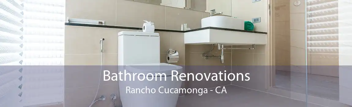 Bathroom Renovations Rancho Cucamonga - CA