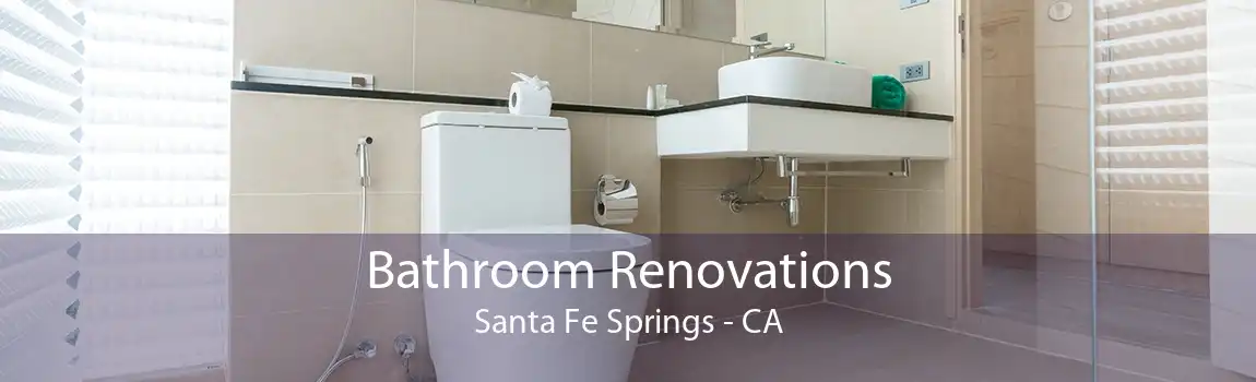 Bathroom Renovations Santa Fe Springs - CA