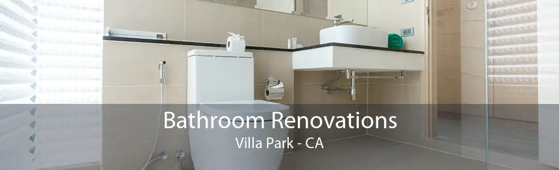 Bathroom Renovations Villa Park - CA
