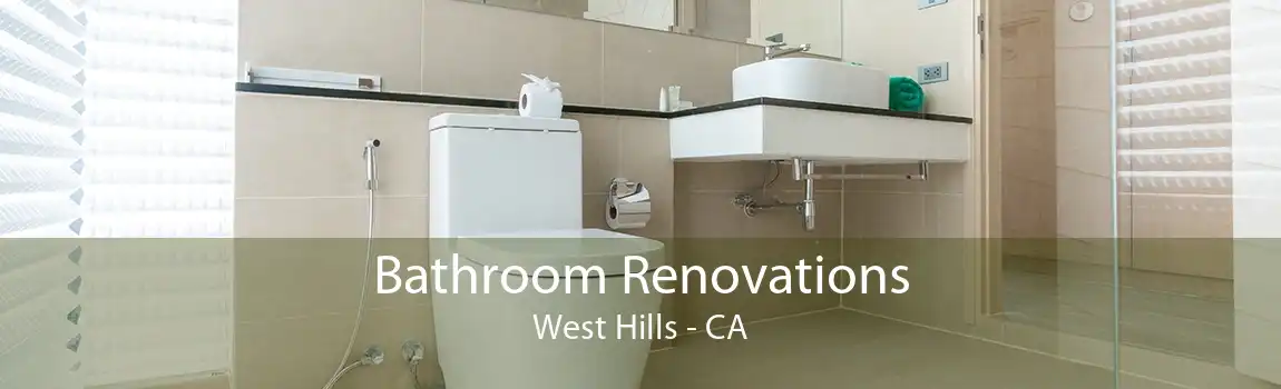 Bathroom Renovations West Hills - CA