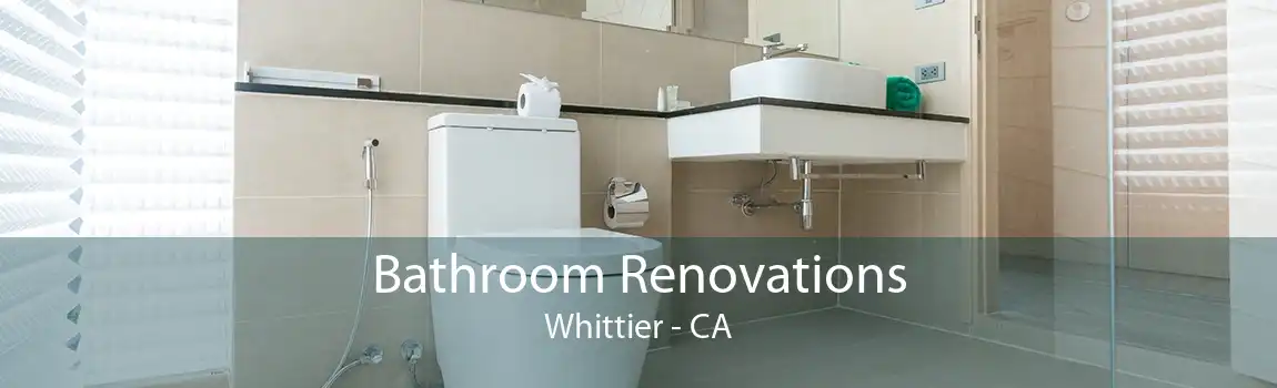 Bathroom Renovations Whittier - CA