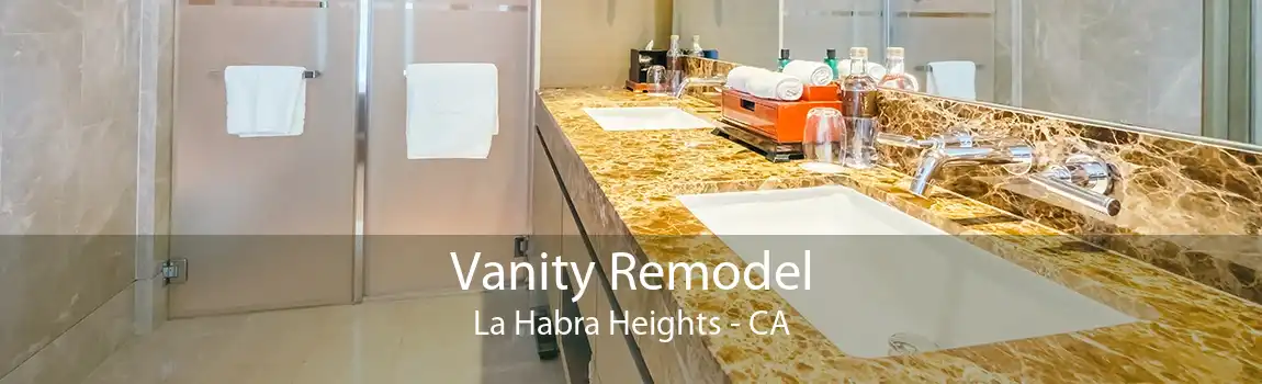 Vanity Remodel La Habra Heights - CA