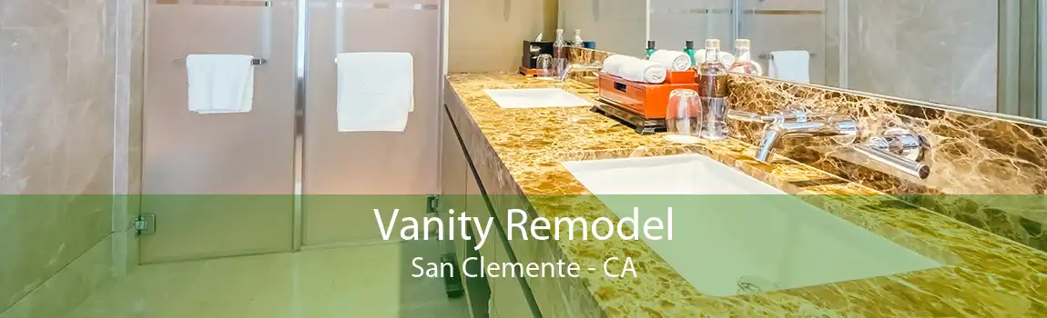 Vanity Remodel San Clemente - CA