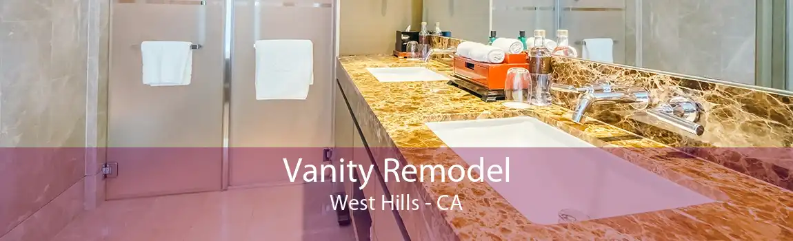 Vanity Remodel West Hills - CA